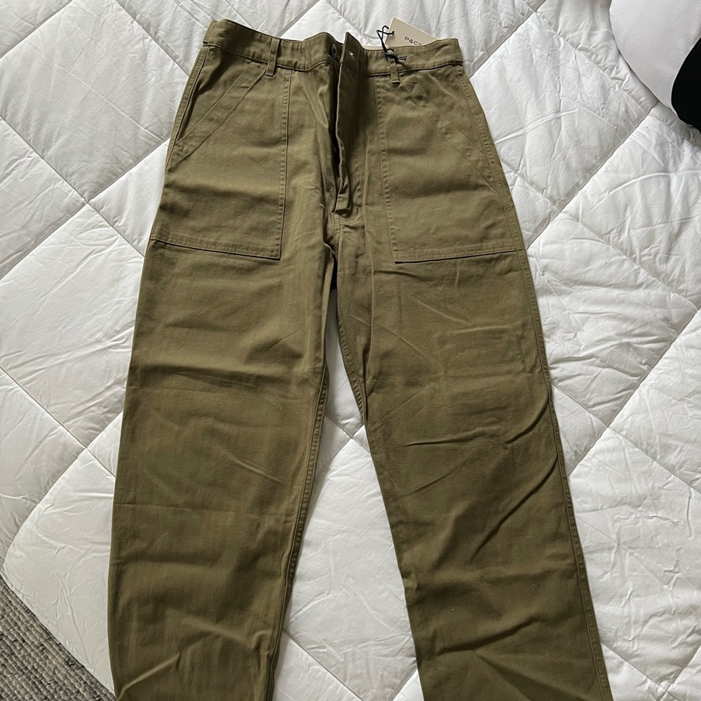 New with tags NWT P&Co 304 Service Fatigue Pants Olive